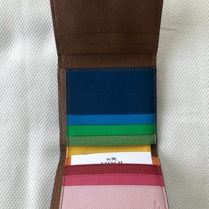 Never Used Coach Wallet - Multicolor Inside